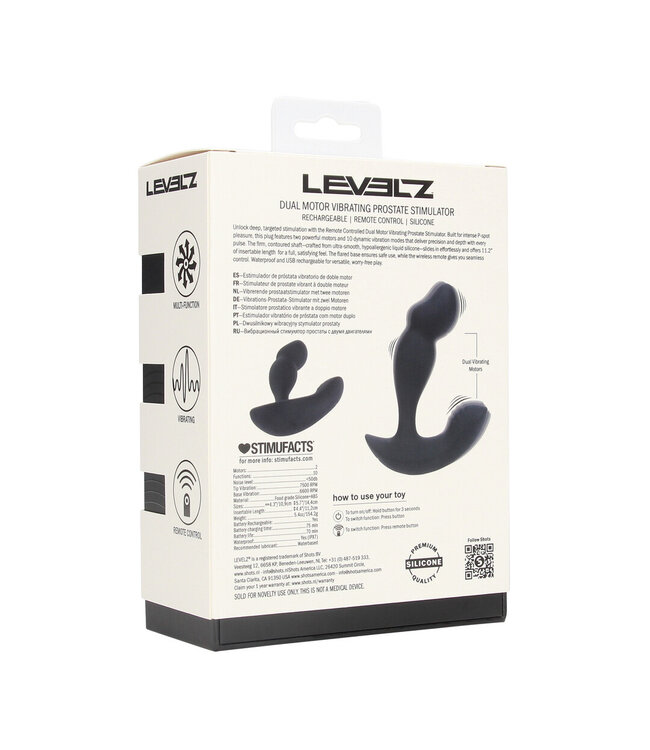 Levelz Dual Motor Silikon-Prostatastimulator – Ultimatives Vergnügen erleben