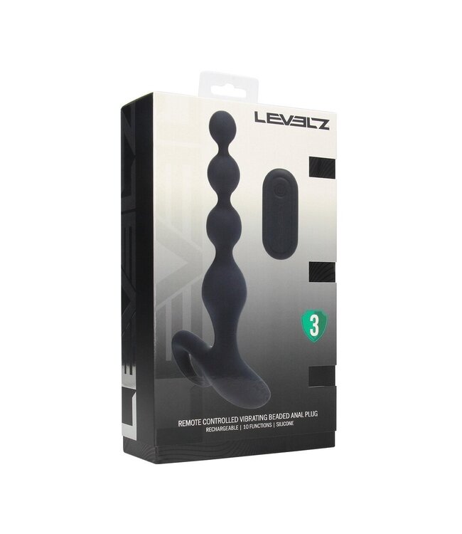 Levelz Draadloze Controller Siliconen Vibrerende Anale Kralen 20,3 cm