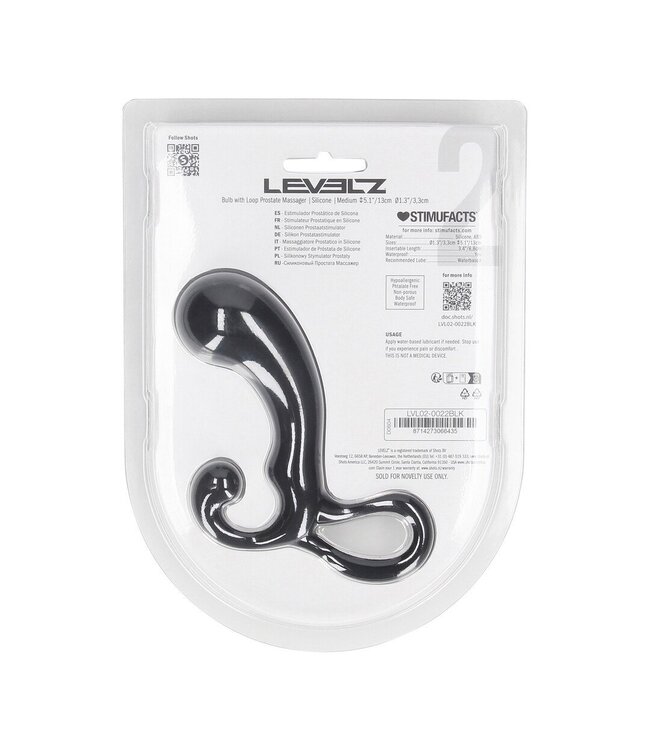 Levelz Loop Silicone Prostate Massager M – Precision Stimulation & Comfort