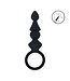 Levelz Siliconen Ribbed Anal Probe Met Ergonomische Lus 15,5 cm