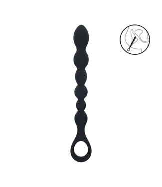 Levelz Beaded Snake Analsonde mit Schlaufe – Flexibel für präzise Stimulation