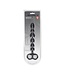 Levelz Siliconen Anale Sonde Met Beads En Dubbele Lus Voor Precisiecontrole 24,5 cm