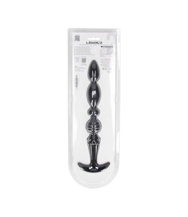 Levelz Siliconen Anal Probe Met Variabele Texturen En Veilig Flare 26 cm