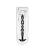 Levelz Multi-Textured Flared Silicone Anal Probe 26 cm - Safe & Quiet Stimulation
