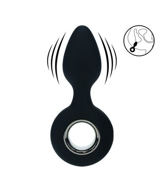 Levelz Oplaadbare Siliconen Anal Plug Met Ergonomische Lus En Diepe Vibraties 13 cm