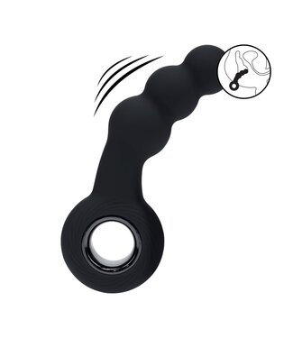 Levelz Ergonomischer Silikon-Prostata-Massager mit vibrierenden Perlen