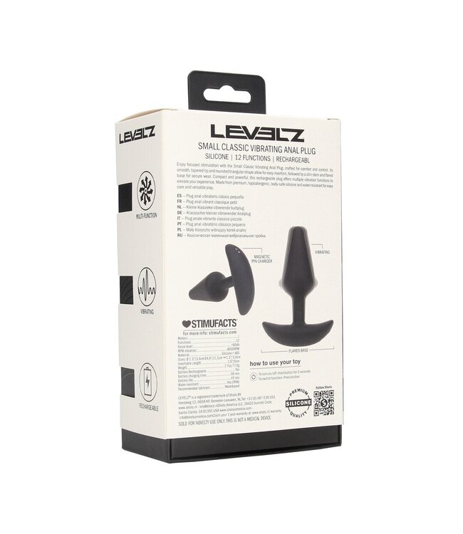 Levelz Levelz Compacte Vibrating Anal Plug S 11,1 cm Voor Beginners