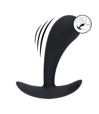 Levelz Ergonomische Vibrerende Siliconen Prostaat Plug Met Flared Base M
