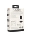 Levelz Levelz Hexagonale Vibrerende Silicone Anale Plug Maat S Zwart 11,7 cm