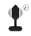 Levelz Vibrierender hexagonaler Analplug M - 12,3 cm, Silikon, Schwarz, wasserfest