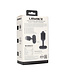Levelz Hexagonale Large Siliconen Anale Plug Met Vibratie En Ribbelpatroon