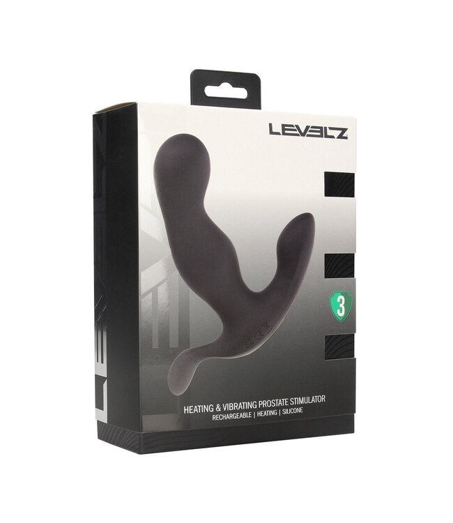 Levelz Heated Vibrating Silicone Prostate Stimulator for Ultimate Pleasure