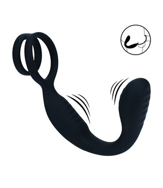 Levelz Intense Vibrating Prostate Stimulator with Cock & Ball Ring