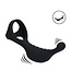 Levelz Vibrating Silicone Prostate Stimulator & Tri-O Cock Ring Black