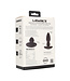Levelz Zwarte Siliconen Anale Plug Met Vibratie En Rotatie 8,3 cm