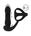 Levelz Vibrierender Silikon-Prostatamassager mit Tri O Cockring – Schwarz