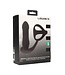 Levelz Vibrierender Silikon-Prostatamassager mit Tri O Cockring – Schwarz