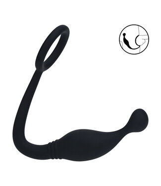 Levelz Premium Silicone Cock Ring with Prostate Stimulator - Level 2 Intensity