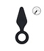 Levelz Levelz Siliconen Anal Plug Met Handlus 10 cm Zwart