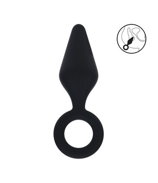 Levelz Levelz Siliconen Anale Plug Met Handlus 11,7 cm Zwart Level 2