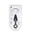 Levelz Levelz Siliconen Anale Plug Met Handlus 11,7 cm Zwart Level 2