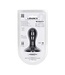 Levelz LEVELZ Rattle Anal Plug 8.5cm Black - Premium Silicone Pleasure Toy