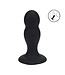 Levelz LEVELZ Double Rattle Anal Plug - Black Silicone, 10.8 cm, M