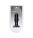 Levelz LEVELZ Dubbele Siliconen Anale Plug Met Interne Rammelaars 10,8 cm Zwart