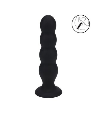 Levelz LEVELZ Quad Rattle Silikon-Analplug XL – 16,5 cm – Schwarz mit Rassel