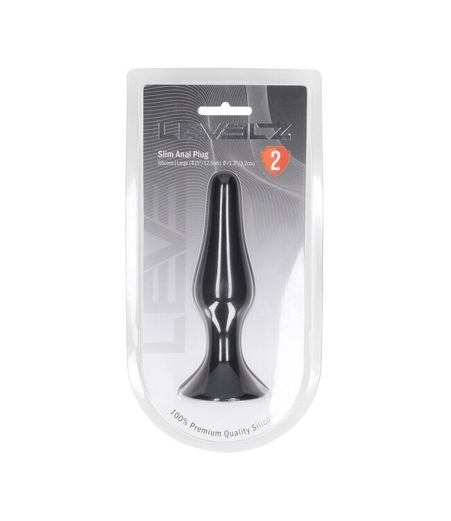 Levelz LEVELZ Schlanker Silikon-Analplug – 12,5 cm, sicher und stilvoll verpackt