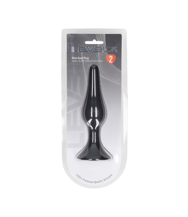 Levelz Levelz Siliconen Anale Plug XL 15,5 cm Met Flexibele Nek En Flared Basis