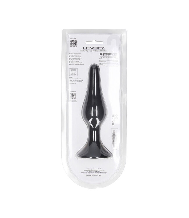 Levelz Levelz Siliconen Anale Plug XL 15,5 cm Met Flexibele Nek En Flared Basis