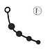 Levelz LEVELZ Gebogen Siliconen Anale Beads Met Progressieve Grootte Zwart 29,5 cm