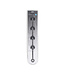 Levelz XL Ronde Siliconen Anale Kralen Set 46,5 cm Met Veiligheidslus Zwart