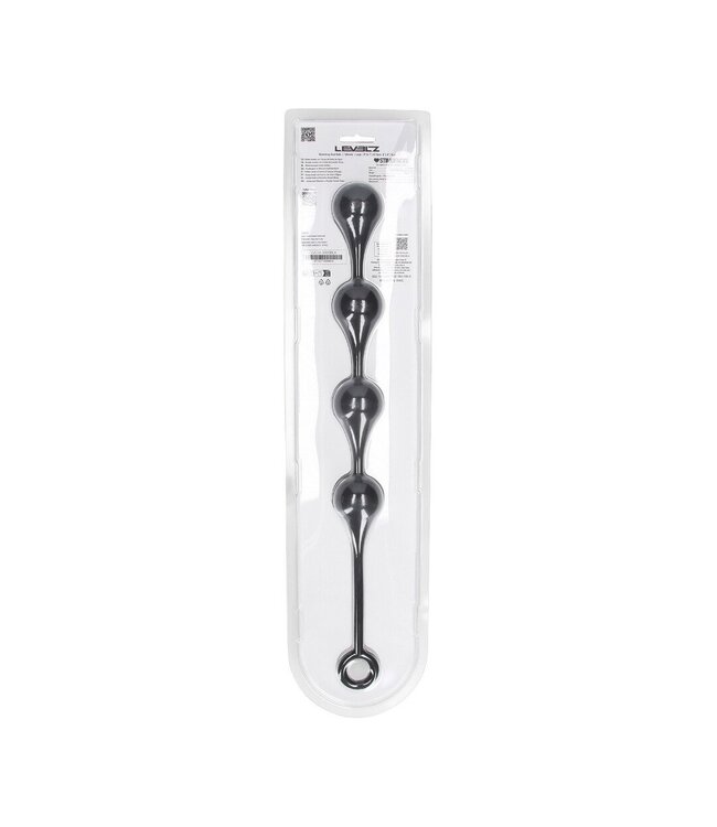 Levelz Levelz Wassertropfen-Silikon-Analkugeln L 42,6 cm – Schwarz, sicher & sanft
