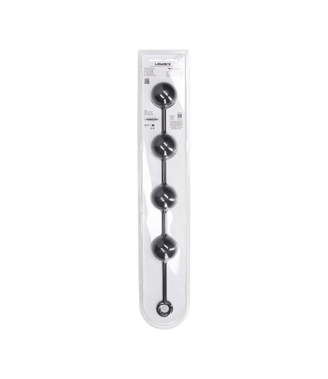 Levelz Silicone XXL Ronde Anale Ballen 60 mm – 52,5 cm Zwart Voor Gevorderden