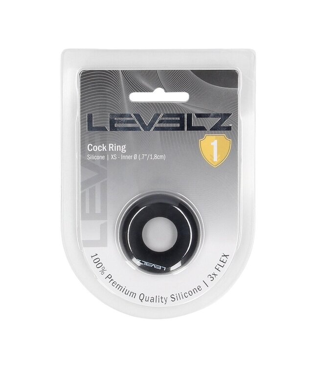 Levelz Massiver Silikon-Cockring XS Schwarz – Für mehr Stärke und Ausdauer