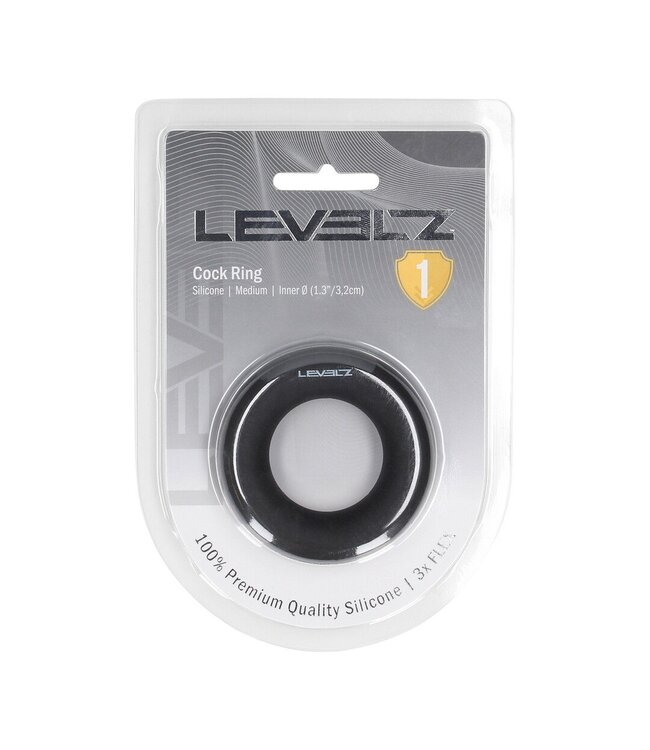 Levelz Liquid Silicone Cock Ring M - Boost Performance & Comfort Control