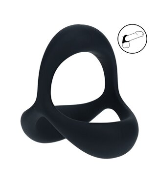 Levelz LEVELZ Tri-Loop Siliconen Cockring Voor Maximale Steun En Comfort