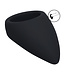 Levelz Ergonomic Black Teardrop Silicone Cock Ring for Comfortable Fit
