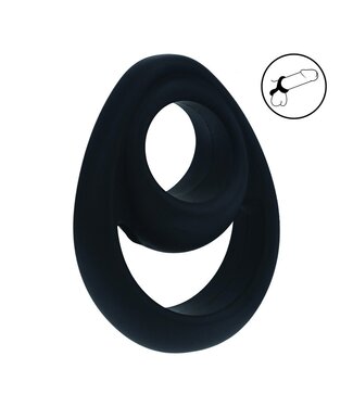 Levelz LEVELZ DualFit Siliconen Cockring Voor Schacht En Scrotum - Comfort & Controle