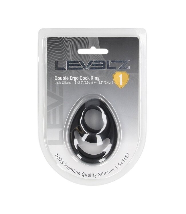 Levelz Double Ergo Silicone Cock Ring – Ultimate Comfort & Control