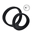 Levelz 2 Loop Black Silicone Cock Ring – Enhanced Grip & Control