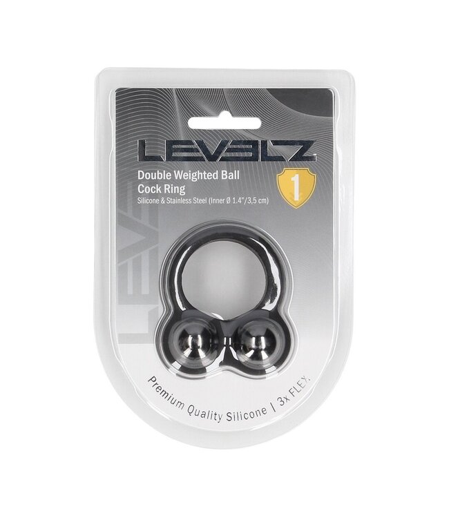 Levelz LEVELZ Vloeibare Siliconen Cockring Met Dubbel Gewicht Voor Extra Druk