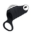 Levelz Vibrating Ribbed Silicone Cock Sleeve & Ball Ring for Extra Pleasure