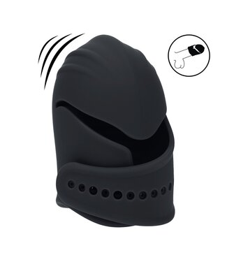 Levelz Siliconen Verstelbare Penis Hoofd Vibrator Met 10 Vibratie Instellingen - Zwart