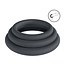 Levelz Levelz Silicone Cock Ring Set - 3 Sizes XS-S-M - Body-Safe Black