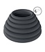Levelz LEVELZ Classic Black Silicone Cock Ring Set of 6 - Enhance Your Play