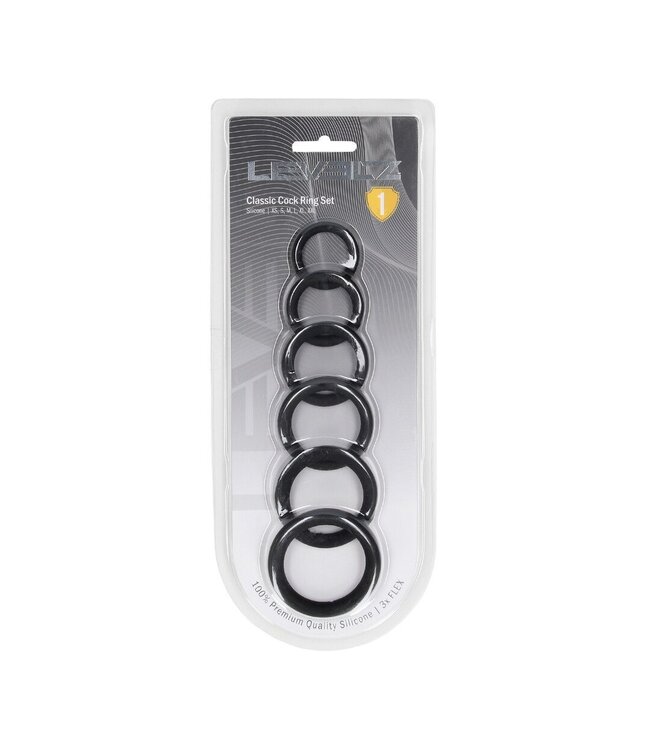 Levelz LEVELZ Premium Silikon-Cockring-Set mit 3 Größen zur Steigerung des Genusses