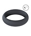 Levelz Levelz Wide O Siliconen Cockring 69mm Zwart – Duurzaamheid & Comfort